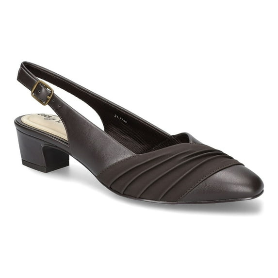 Bates by Easy Street Women's Slingback Pumps Color: Brown Size: 7