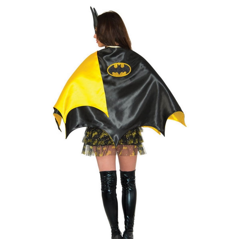 Batgirl Dlx Cape Blk Yl Walmart