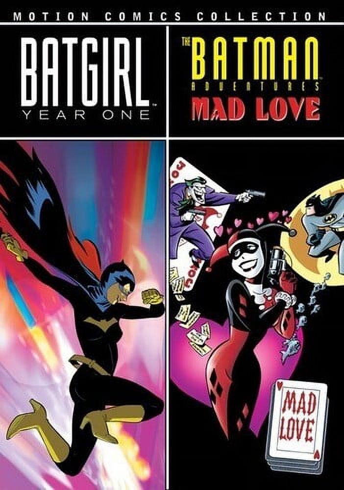 Batgirl: Year One / The Batman Adventures: Mad Love: Motion Comics Collection (DVD), Warner Archives, Animation - image 1 of 1
