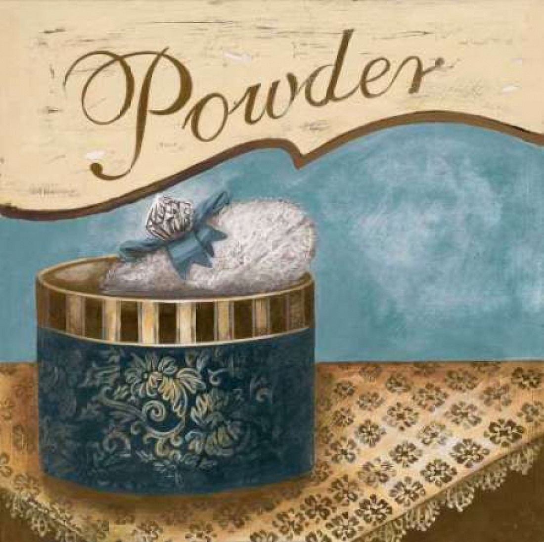 Bath Accessories I Canvas Art - Gregory Gorham (24 x 24)