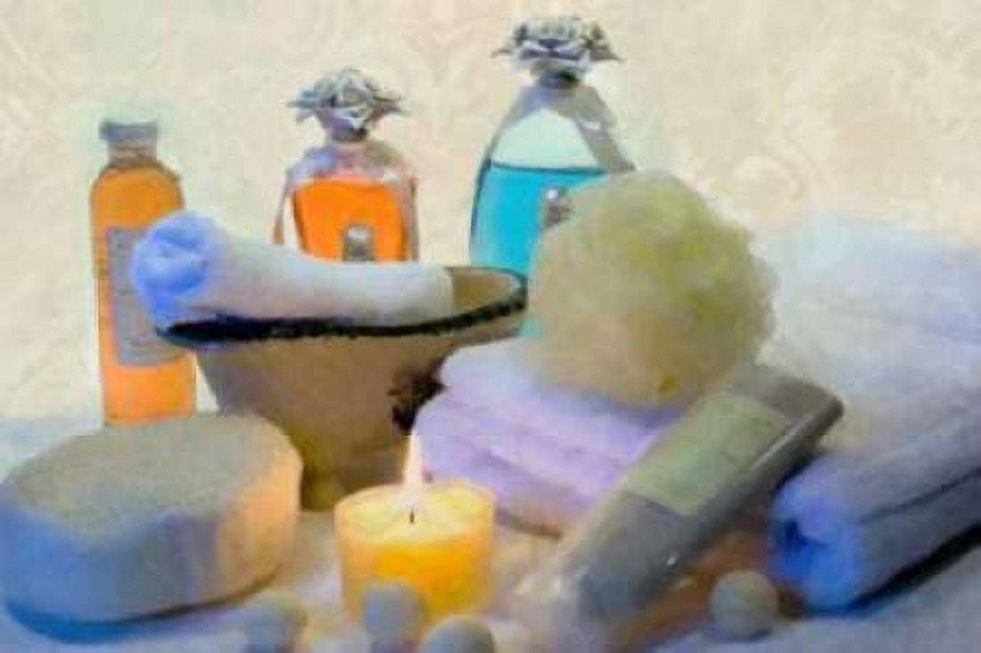 Bath Accessories II Canvas Art - C Thomas McNemar (24 x 36)