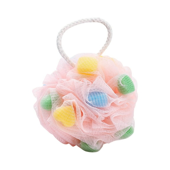 Bath Accessory, Foam Bath towel, Multicolor Bath Foam Scrubber, Soft and Gentle, Quick-Drying, Versatile for Shower Gels and Soaps