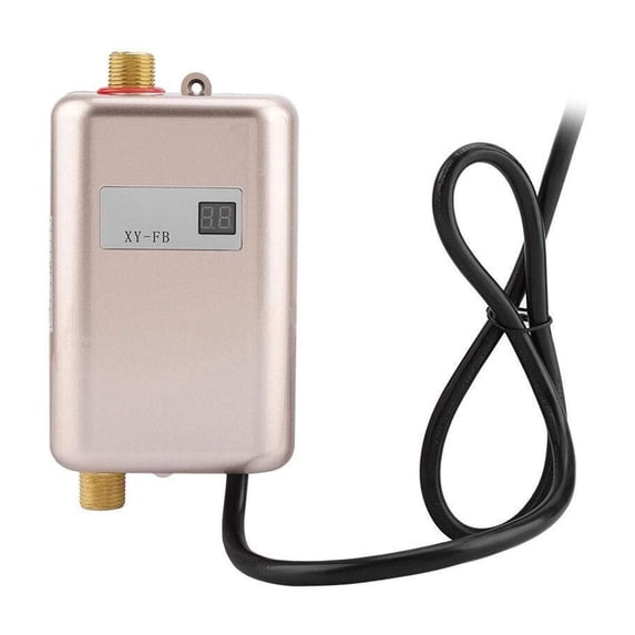 Bath Accessory Set Mini Electric Water Heater 3800W Outdoor Camping Caravan Instant Shower System Kitchen Bathroom Accessor ,Energy Saving
