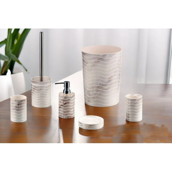 Bath Accessory Set Soho Marble