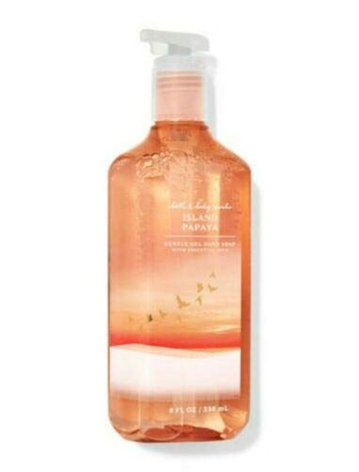 Bath And Body Works Island Papaya Gentle Gel Hand Soap With Essential