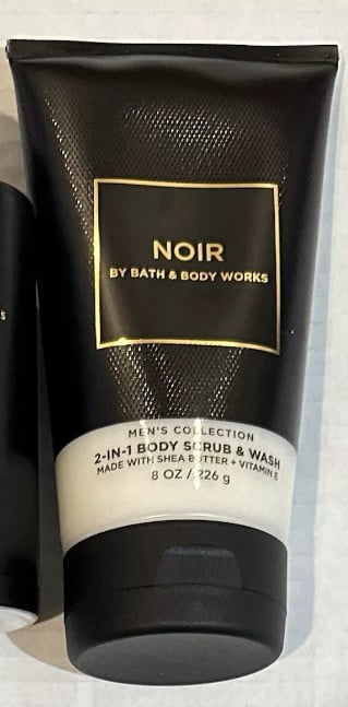 Bath And Body Works Noir 2 In 1 Body Scrub and Wash 8 Oz, Made with ...