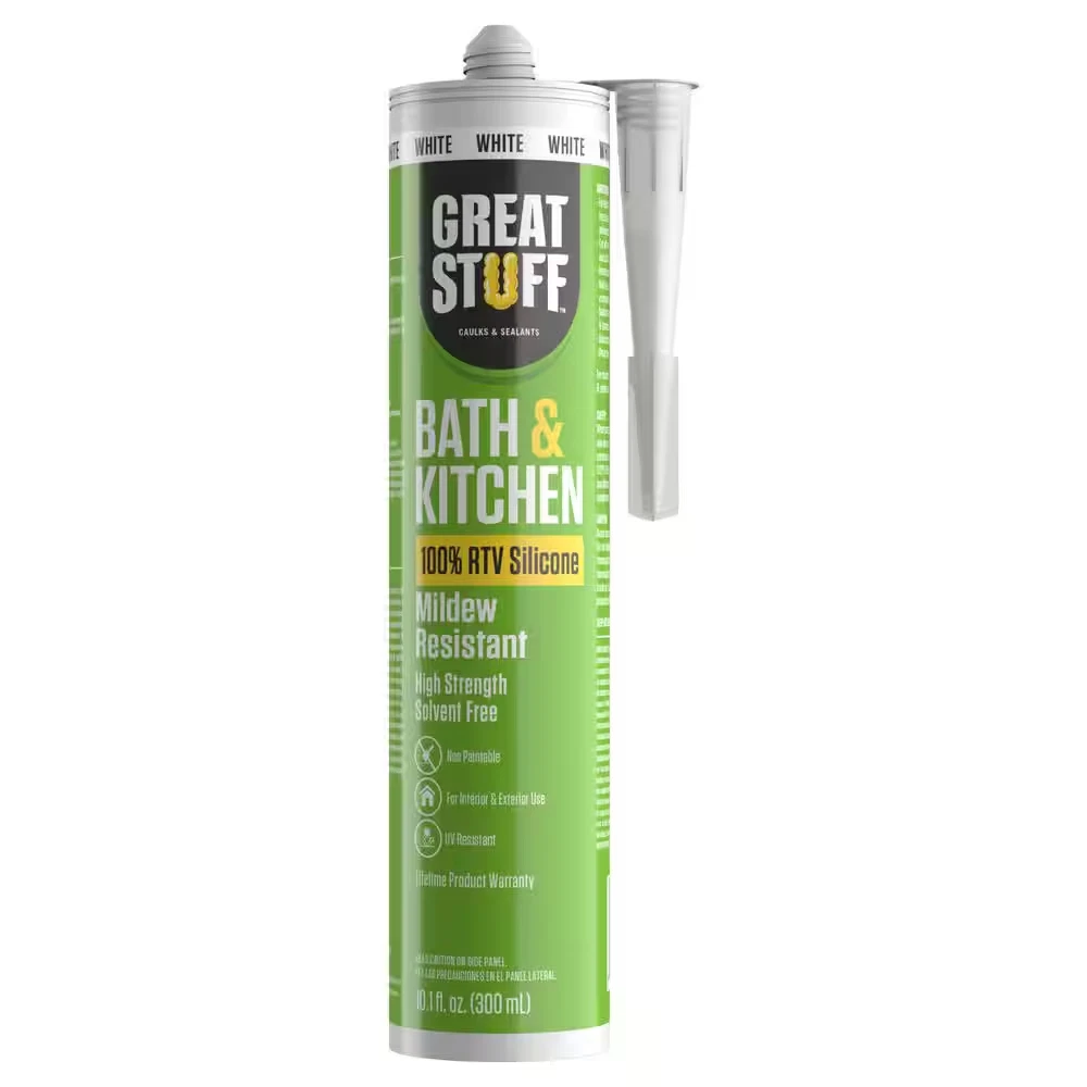 Bath And Kitchen 10.1 Fl. Oz. White General Purpose 100% Rtv Silicone ...