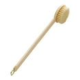 thumbnail image 1 of Bath Back Brush Long Handle for Shower with Soft Nylon Bristles, 37x8cm Body Scrubber and Exfoliator, Hair Brush for Fine Hair, 1 of 4