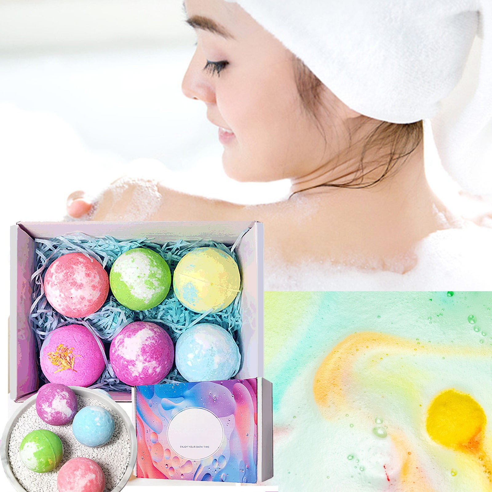 Bath Ball Set Bubble Bath Oil Bubble Bath Ball Set Bath Ball Gift Set
