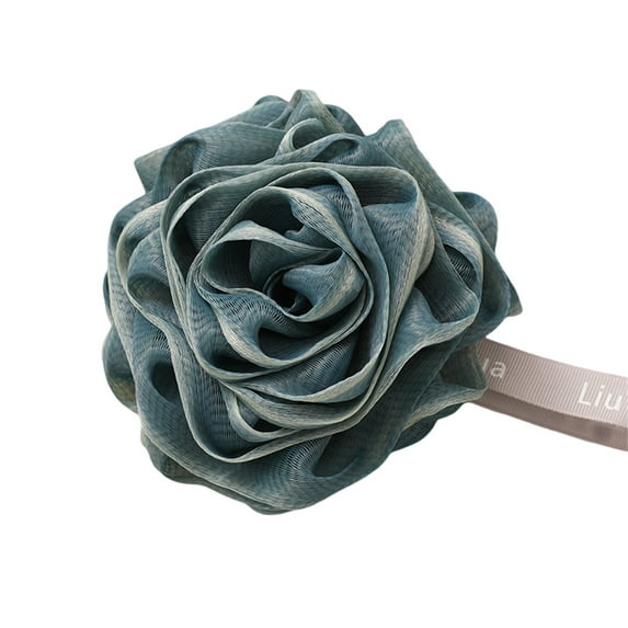 Bath Ball Ultra Soft Fast Foaming Fine Mesh Rose Shower Loofah Exfoliating Pouf Ball Bathroom Accessories