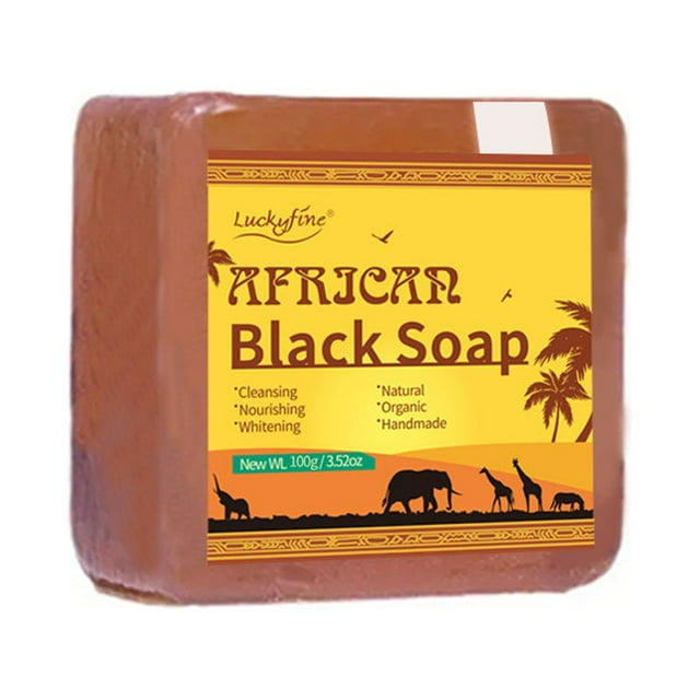 Bath Bar Soap, Face & Body Bar Soap, Black Soap For Cleansing, Moisturizing, Exfoliating Soap For Body Cleaning, Hand Made Soap