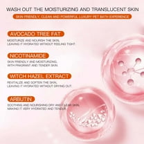 Bath Bar Soap, Face & Body Bar Soap, Persimmon Soap Deodorizing Hand Made Soap Bath Cleansing Soap 100g