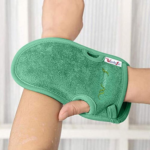 Bath & Bathing Accessories Bathing Mittens Shower Soft Skin Care Face Body Wash Massage Spa For Adults and Kids