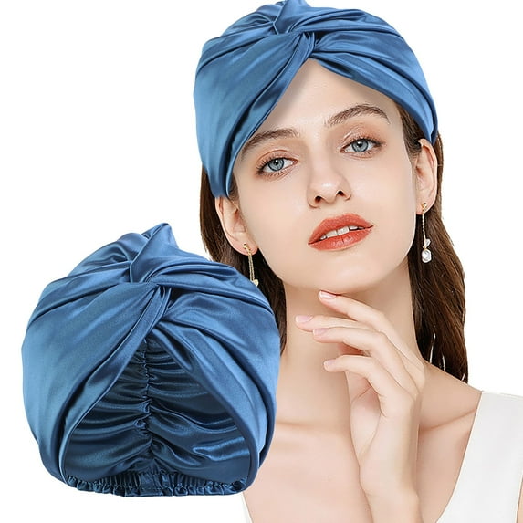 Bath & Bathing Accessories Satin Bonnet Sleep Cap for Women Extra Large Reversible Adjustable Silk Cap for Sleeping Curly Natural Hair Care