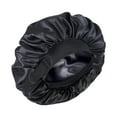 thumbnail image 1 of Bath & Bathing Accessories Silk Night Cap for Hair Double Layer Satin Sleep Bonnet with Adjustable Fit for Curly Braids and Black Women Sleep, 1 of 7