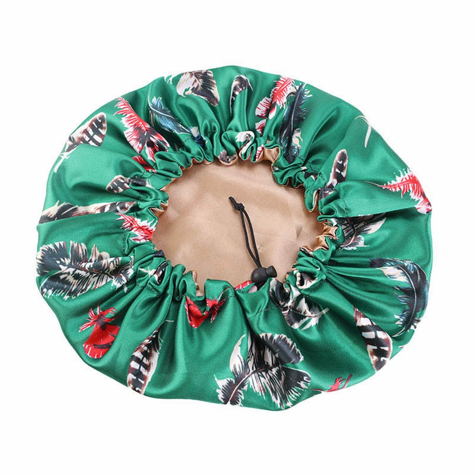 Bath & Bathing Accessories Satin Lined Sleep Cap Silk Feel Sleeping