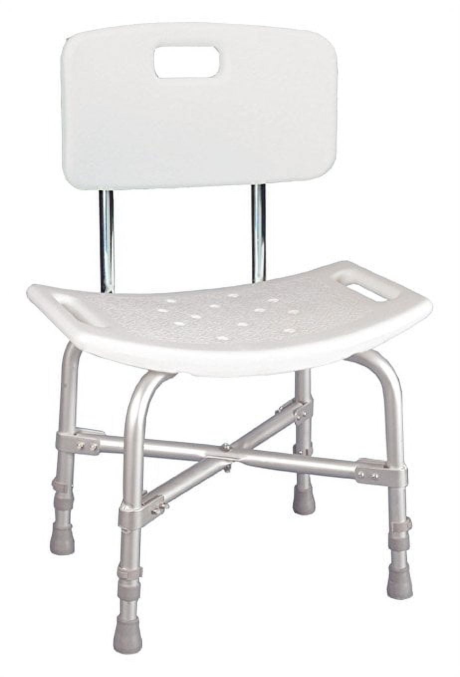 Bath Bench with Back, kd, 1 ea