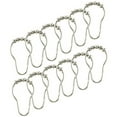 thumbnail image 1 of Bath Bliss 12 Pack Shower Curtain Rings in Chrome, 1 of 3