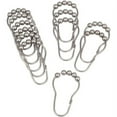 thumbnail image 1 of Bath Bliss 12 Pack Steel Shower Curtain Rings in Satin Nickel, 1 of 6