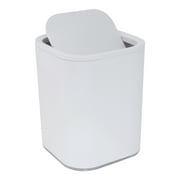 Bath Bliss 2.1 gal Acrylic Bathroom Trash Can, White