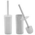 thumbnail image 1 of Bath Bliss 2 Pack Acrylic Cylinder Toilet Brush Set in White, 1 of 4