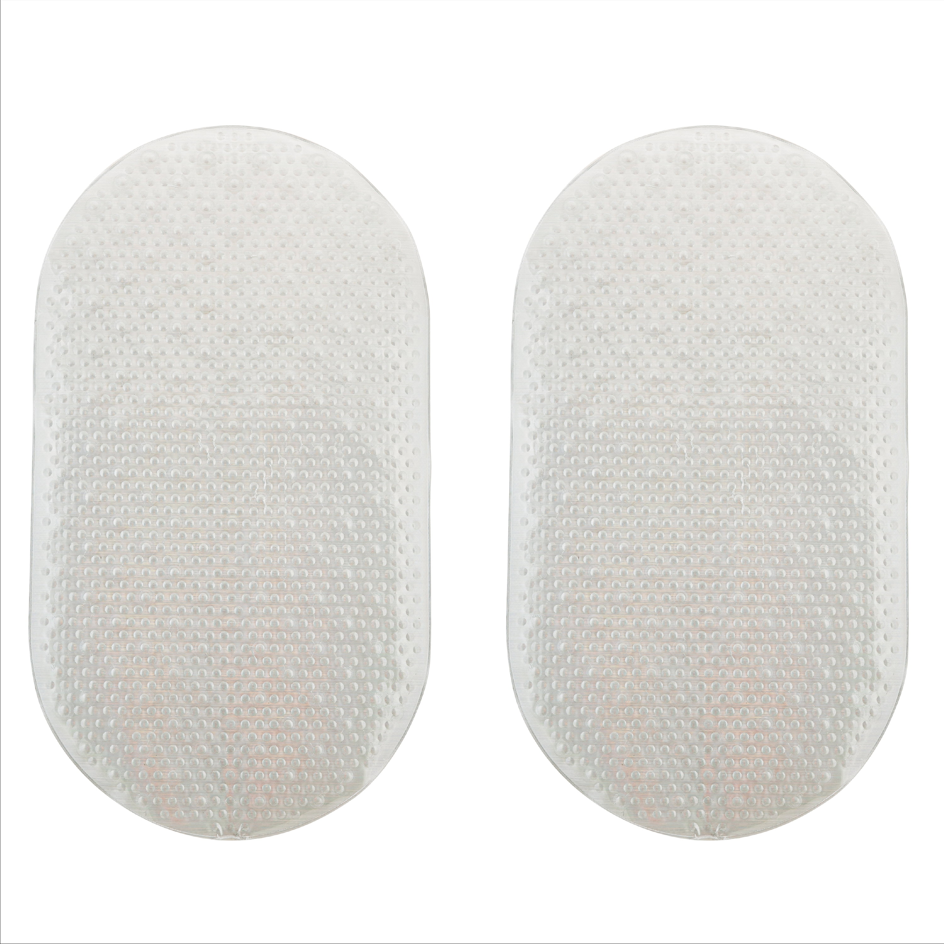 Bath Bliss 2 Pack Anti-Slip Bathmat with Holographic Design
