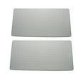 thumbnail image 1 of Bath Bliss 2 Pack Anti-Slip Jumbo Bath Mat in White, 1 of 7