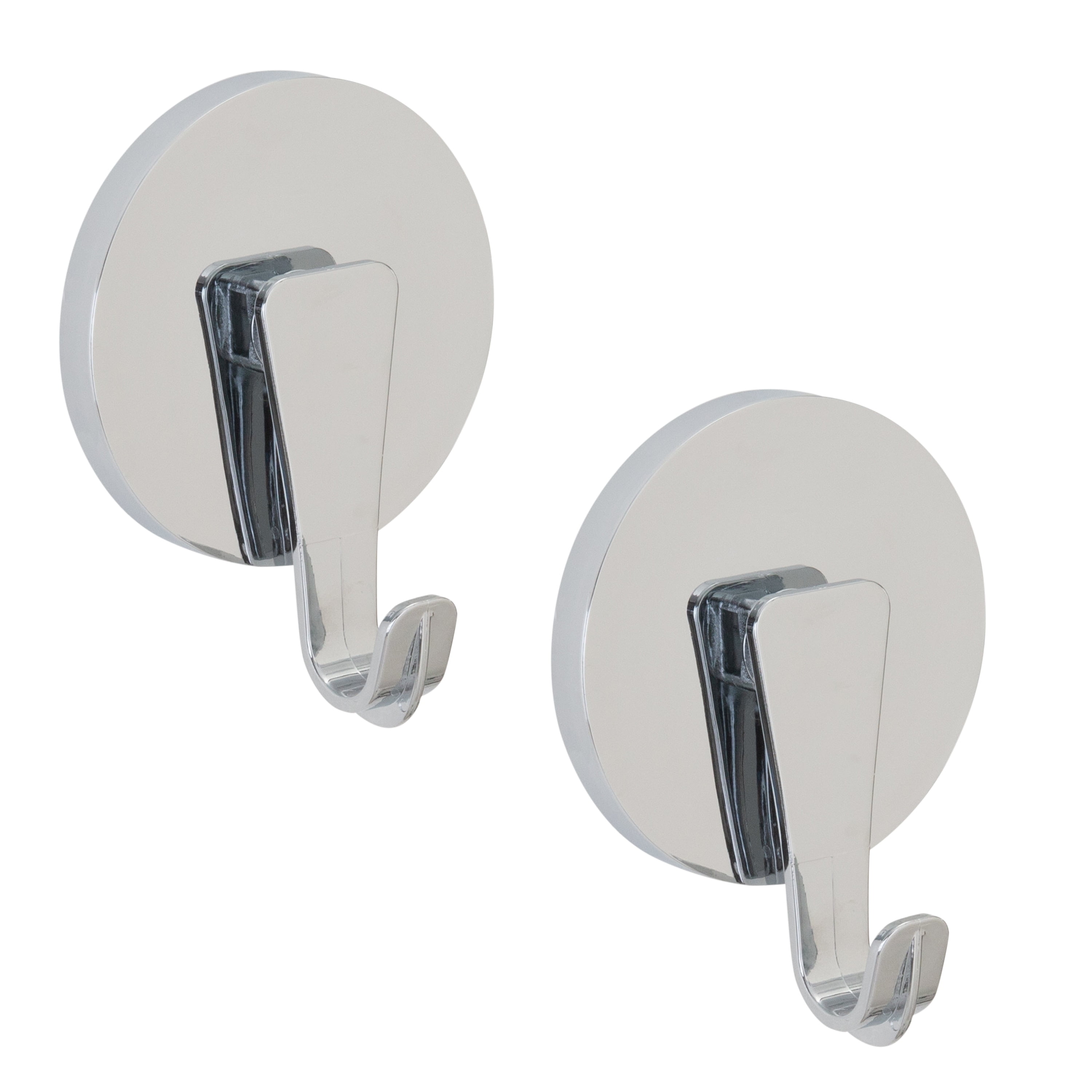 Chrome Gel Suction Power Hooks for Bathroom Accessories