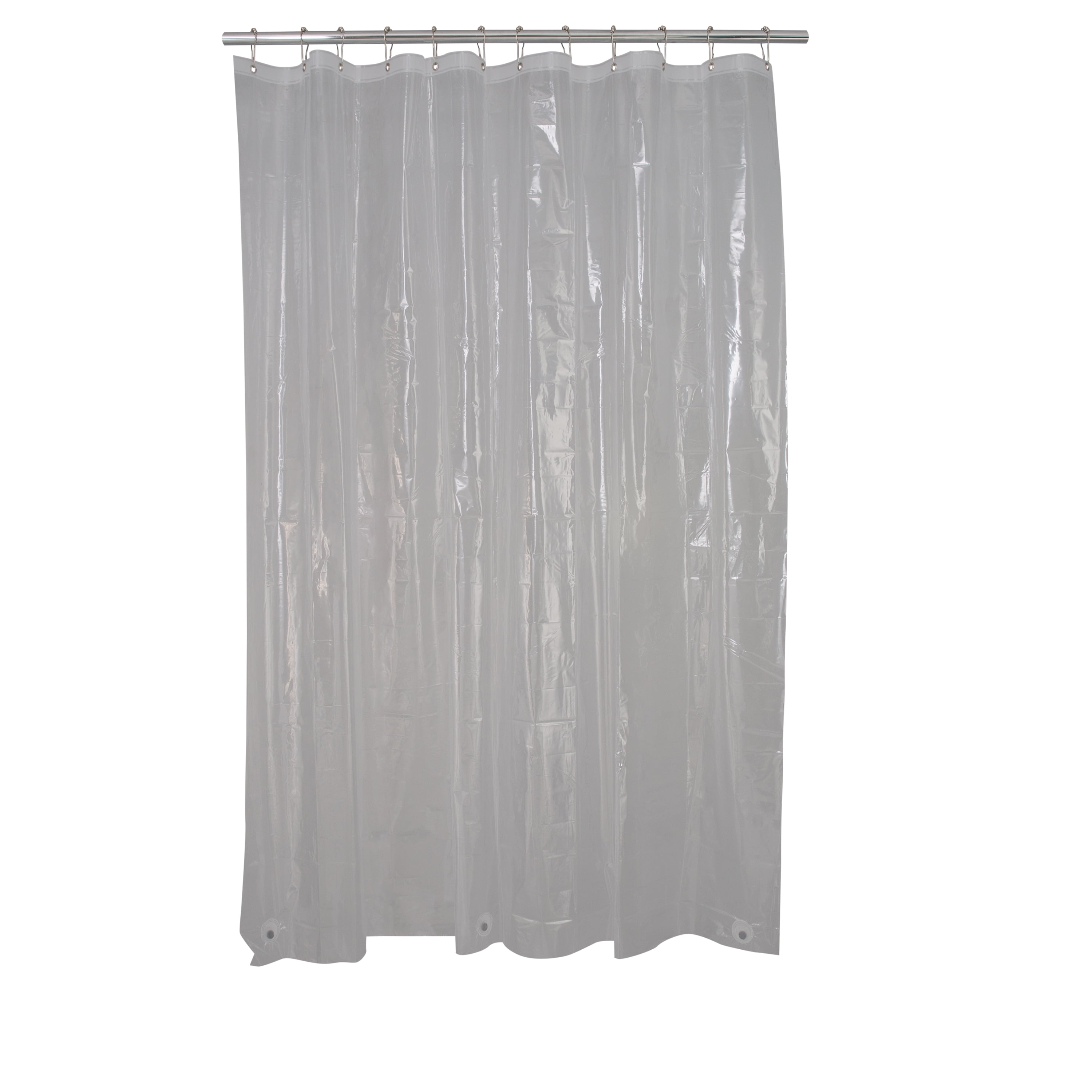 Super Clear Heavy Weight PVC Shower Curtain Liner with Magnetic Hem