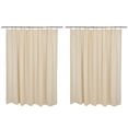 thumbnail image 1 of Bath Bliss 2 Pack PVC 70" x 72" Mildew Resistant Bathroom Shower Liner in Solid Beige, 1 of 2