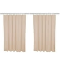 thumbnail image 1 of Bath Bliss 2 Pack PVC 70" x 72" Premium Bathroom Curtain Shower Liner in Solid Beige, 1 of 2