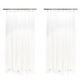 thumbnail image 1 of Bath Bliss 2 Pack PVC 70" x 72" Premium Bathroom Shower Curtain Liner in Clear, 1 of 3