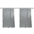 thumbnail image 1 of Bath Bliss 2 Pack PVC 70" x 72" Solid Heavy Duty Bathroom Shower Liner in Clear Frost, 1 of 7
