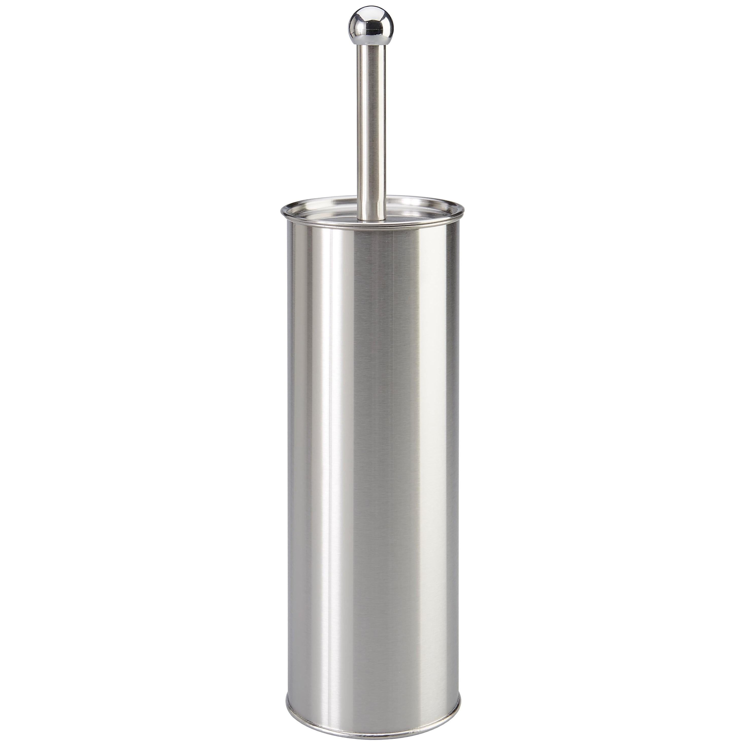 Bath Bliss 2 Pack Toilet Brush Set in Silver