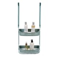 thumbnail image 1 of Bath Bliss 2-Shelf 2 Way Convertible Hanging Shower Caddy, Sea Glass, 1 of 9