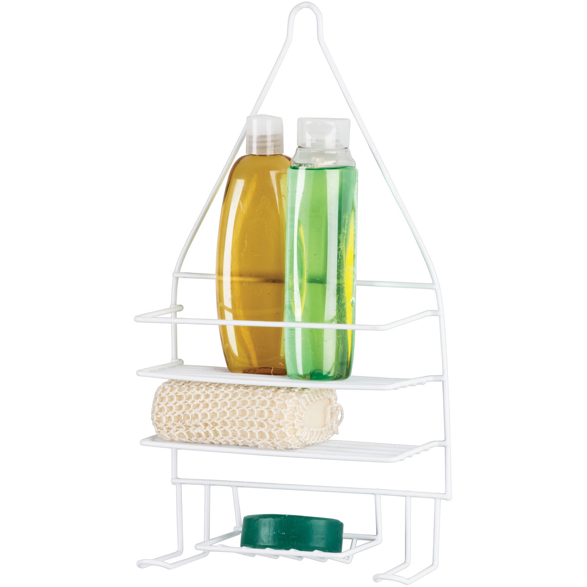 Bath Bliss Grey Plastic 2-Shelf Hanging Shower Caddy 4.33-in x 12.6-in x  27.17-in in the Bathtub & Shower Caddies department at