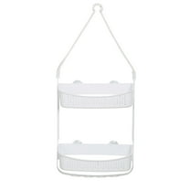Bath Bliss 2 Way Convertible Shower Caddy in White