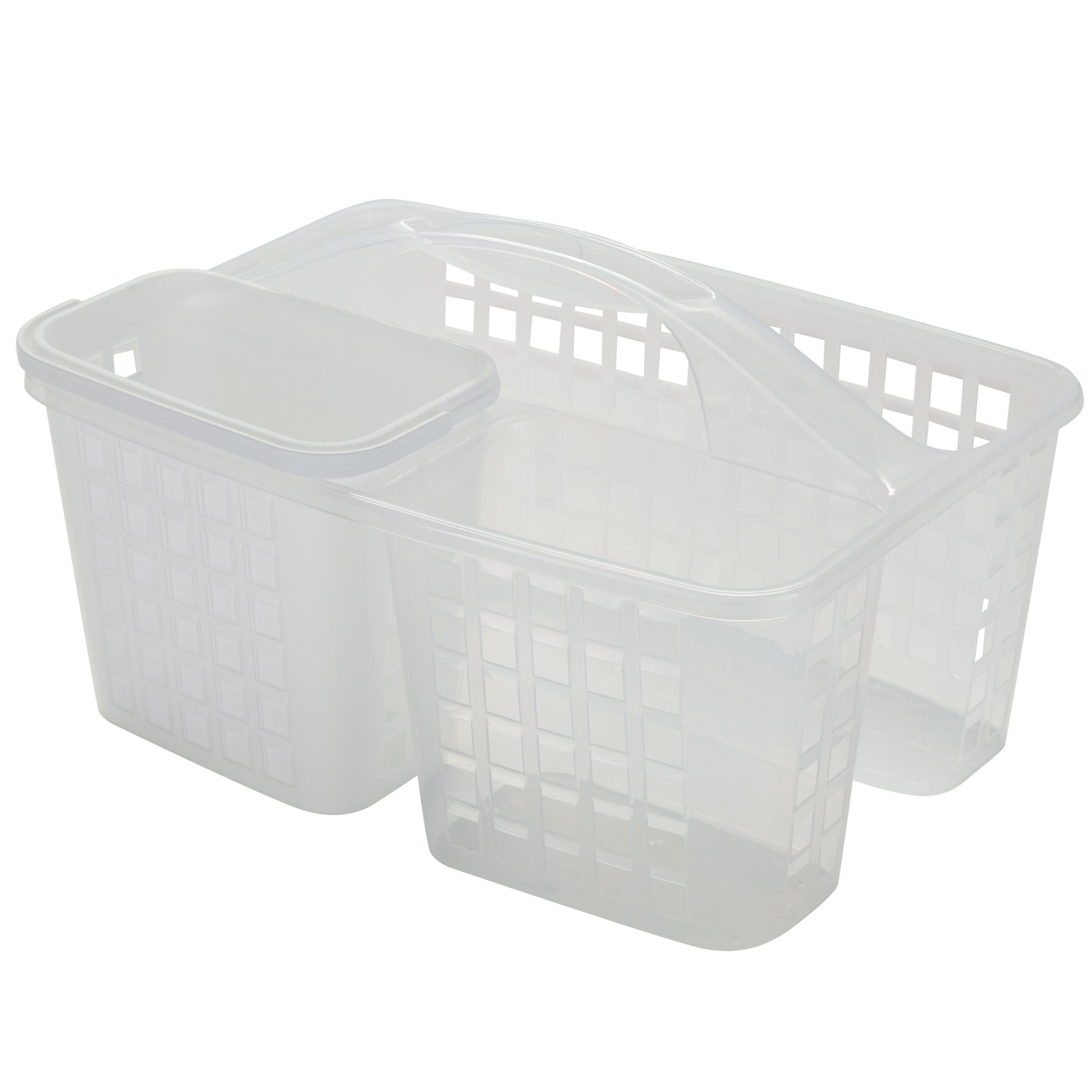2 in 1 Plastic Shower Caddy Gray - Room Essentials