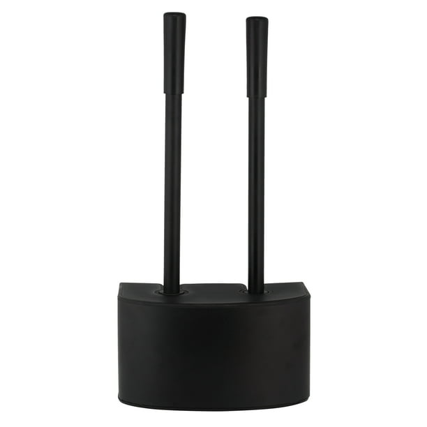 Bath Bliss 2in1 Toilet Brush and Plunger Set in Black