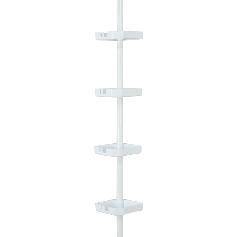 Simply Essential™ 4-Tier Shower Pole Caddy - Sterling, 1 ct - Kroger