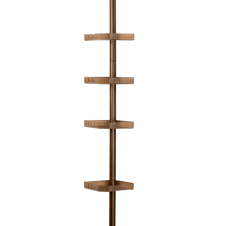 Bliss Bamboo Shower Caddy Hanging Shelves 11x27.5x5.25 Organization  Storage