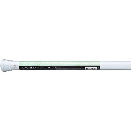 Bath Bliss 42" - 72" Tension Shower Rod in White