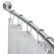 Bath Bliss 44" - 72" Adjustable Curved Shower Curtain Rod, Chrome