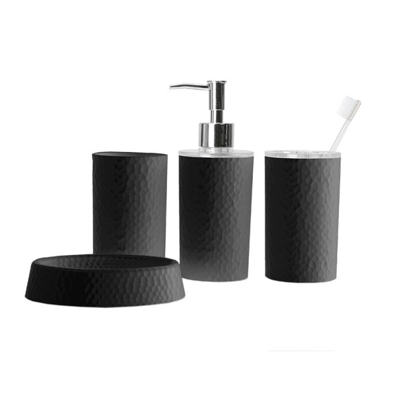 Bath Bliss 4pc Bathroom Accessory Set