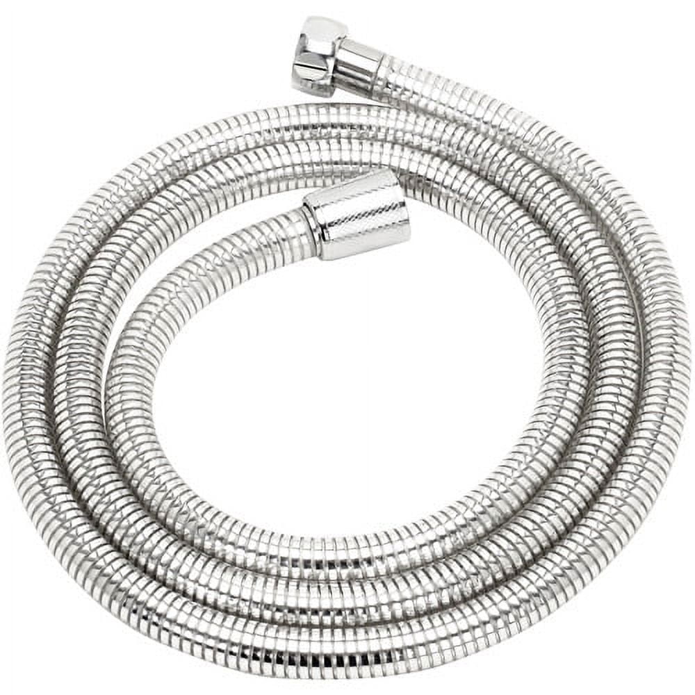 Bath Bliss 5' Replacement Shower Hose PVC, Silver Thread 0.58 lb., 1 ...