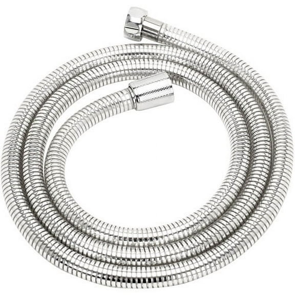Bath Bliss 5' Replacement Shower Hose PVC, Silver Thread 0.58 lb., 1 pack
