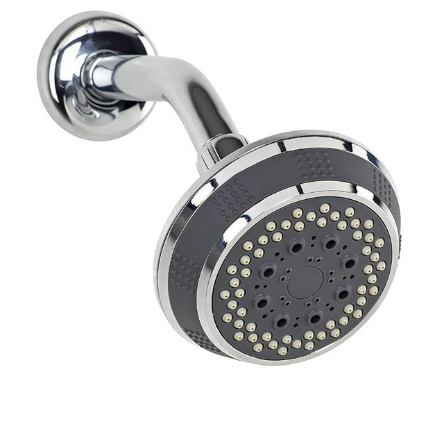 Bath Bliss 6Function Fixed Shower Head, Chrome