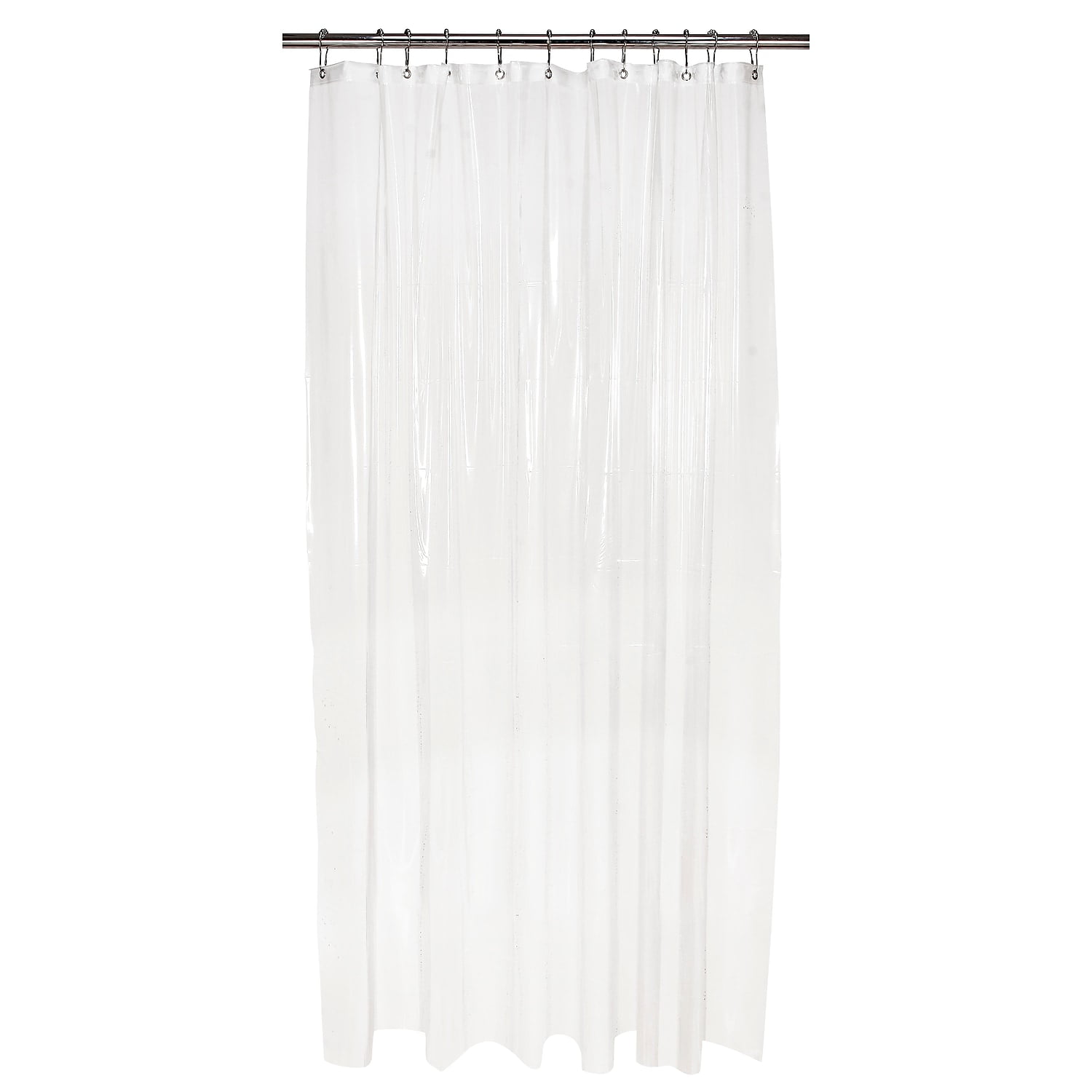 Clear Heavy Gauge Mildew Resistant PVC Shower Liner