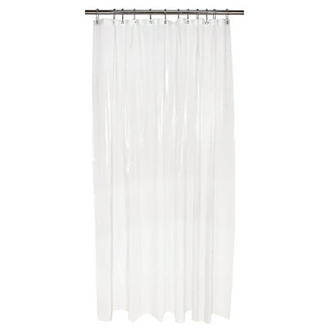 Bath Bliss 70" x 72" Mildew Resistant PVC Bathroom Shower Liner, Clear