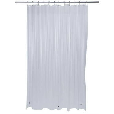 Bath Bliss 70" x 72" PVC Heavy Grommet Bathroom Shower Liner in Clear